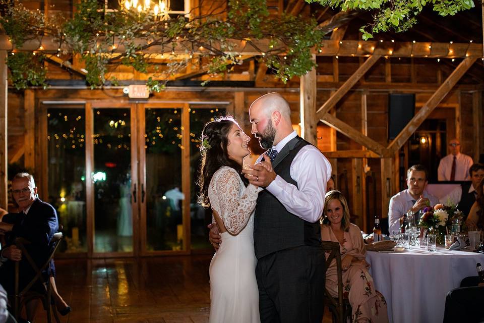 1st Dance in the barn!