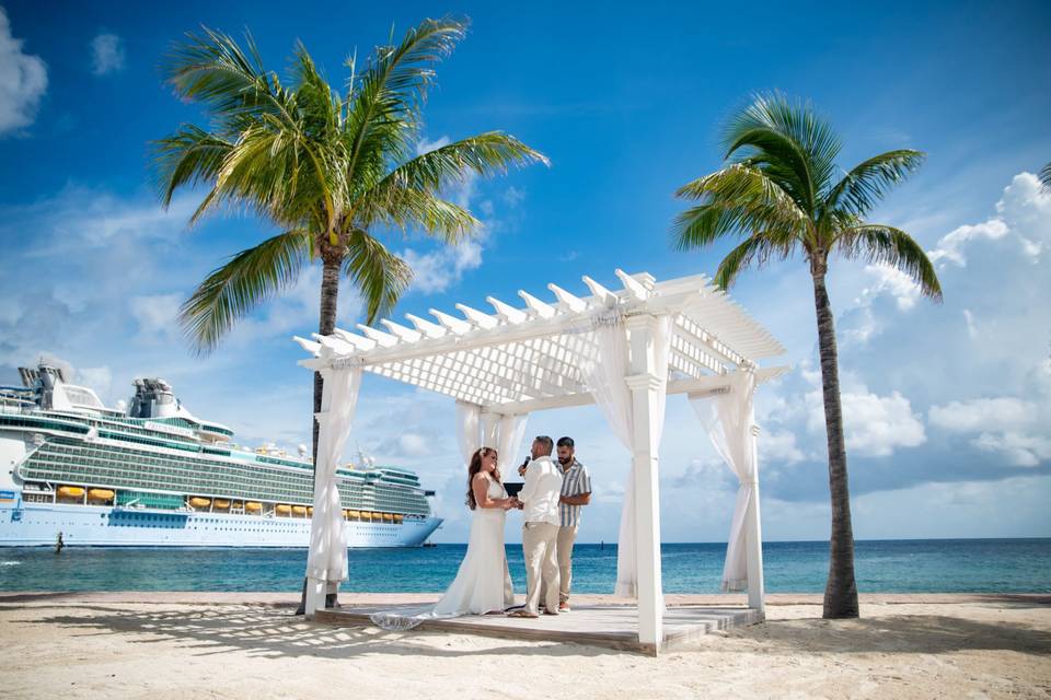 Cruise Wedding - Shoreside