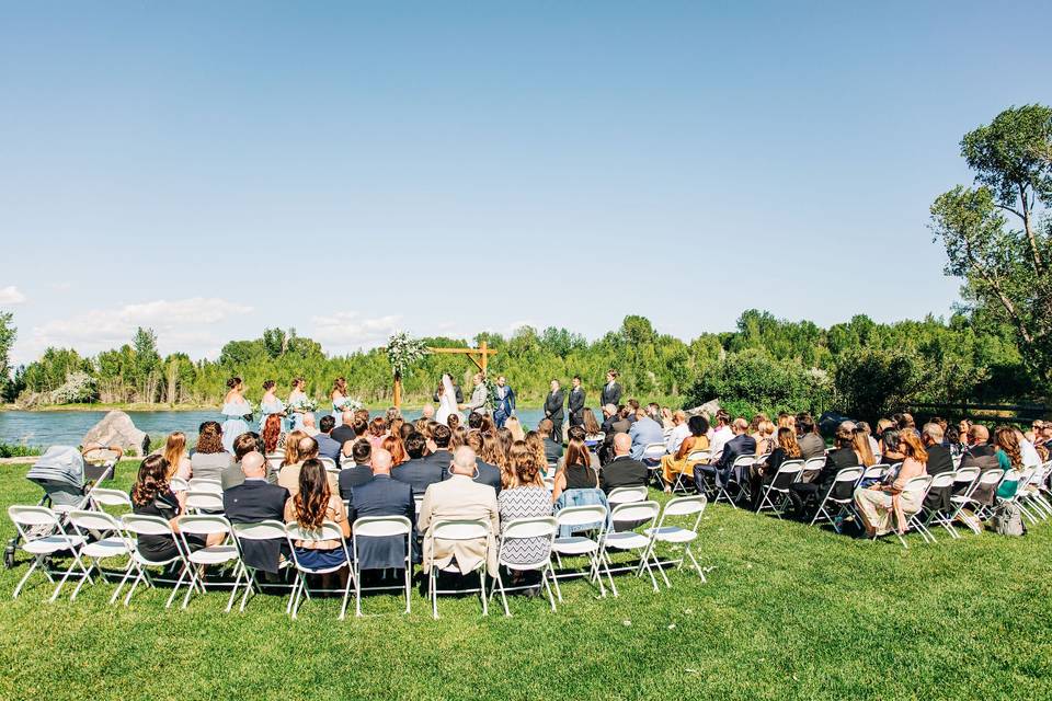 River Front ceremony