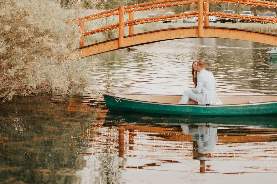 Canoes for guests!