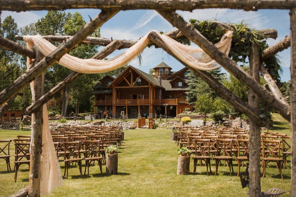 Burlap Centerpiece Square Bases - Rigby Wedding Rentals