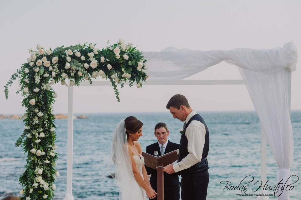 Ceremony at the beach