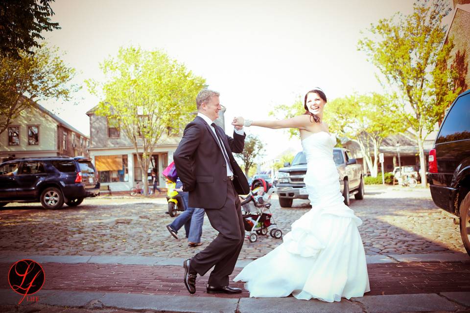 Couple dancing