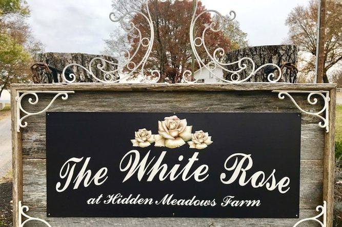 The White Rose at Hidden Meadows Farm