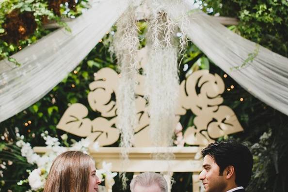 A beautiful couple at a beautiful venue, The Conservatory in St. Charles, MO
