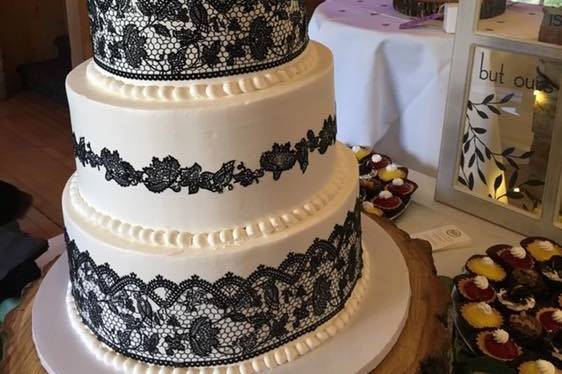 Black Edible Lace