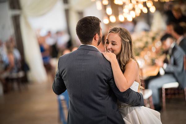 First dance as newlyweds