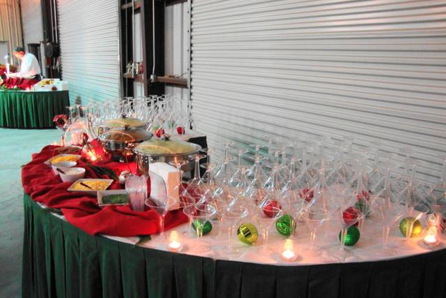 Holiday Display Salad Station