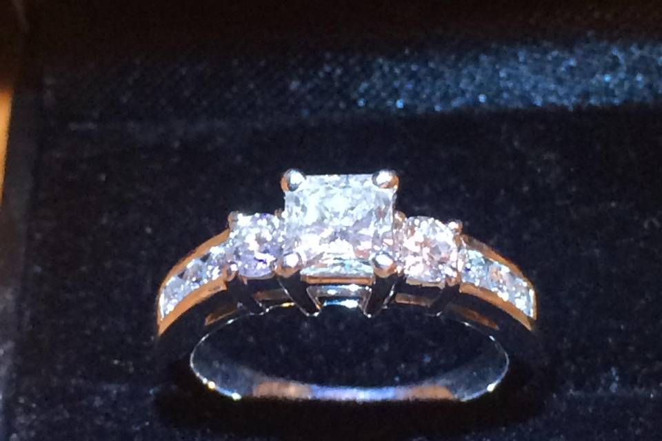 GIA engagement ring