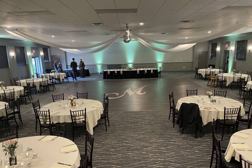 Reception with a dance floor
