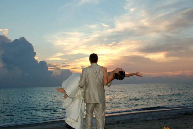 Beach wedding - Sanaa's photography