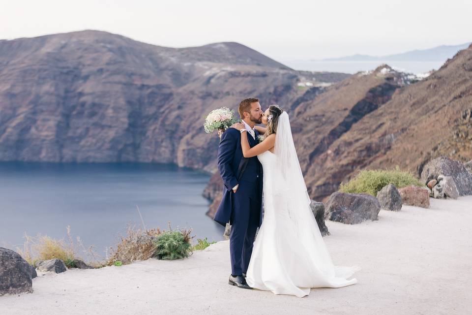 Wedding in Santorini