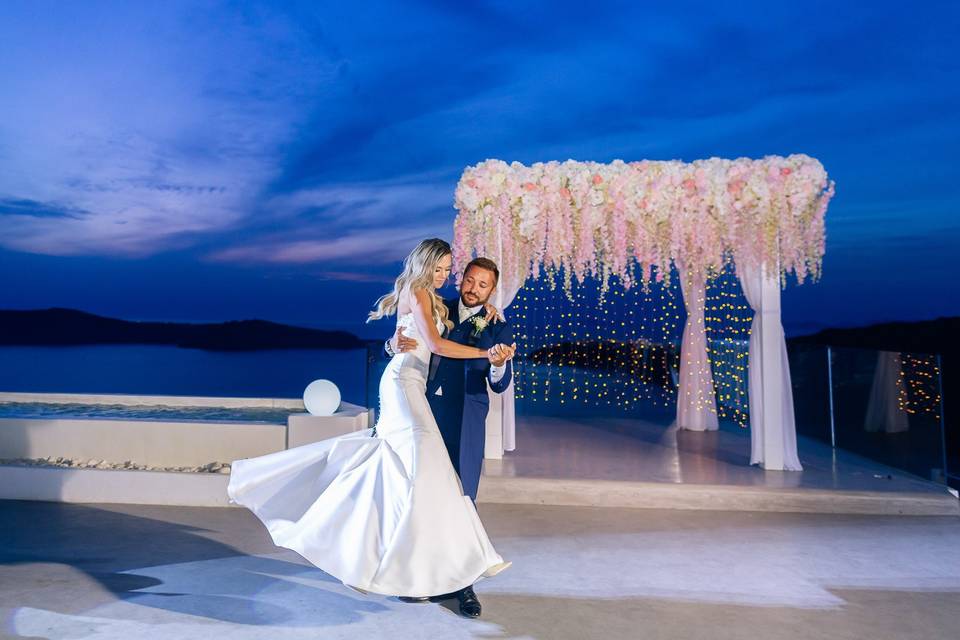 Wedding in Santorini