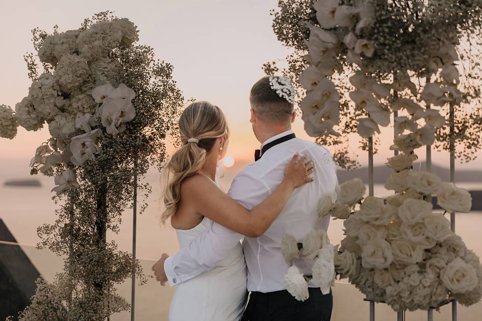 Wedding in El Viento Santorini