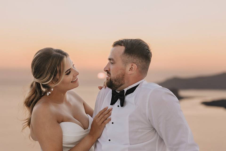 Wedding in El Viento Santorini