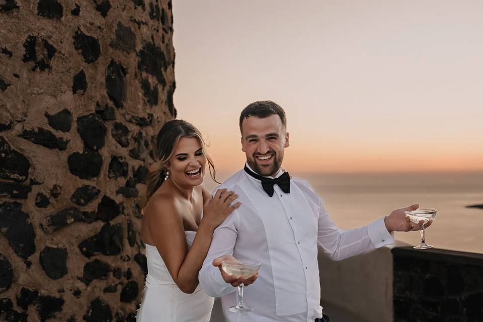 Wedding in El Viento Santorini
