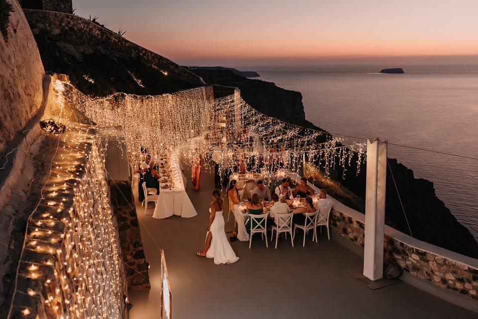 Wedding in El Viento Santorini