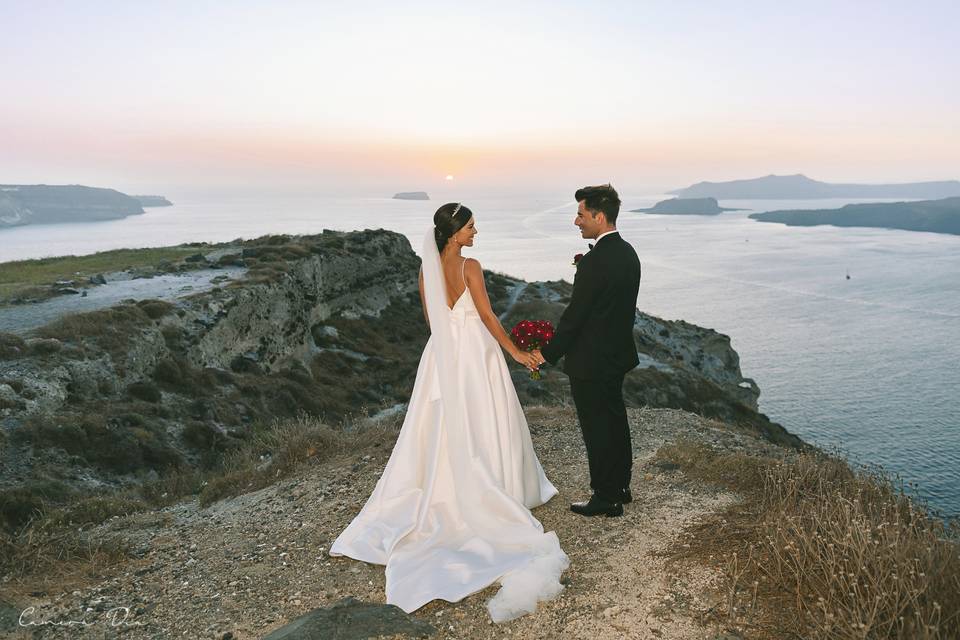 Wedding in Santorini