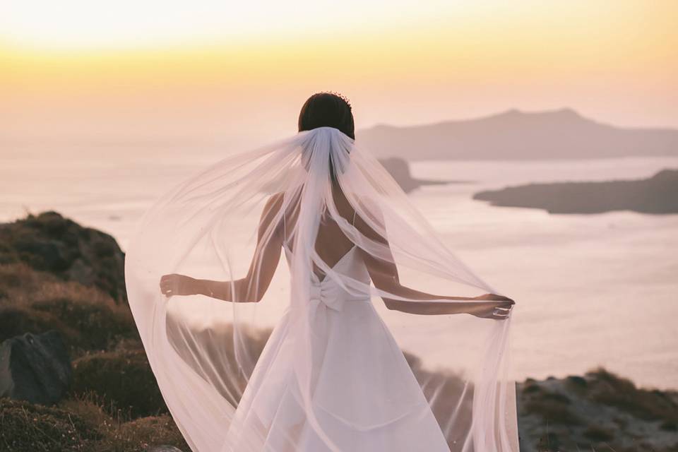 Wedding in Santorini