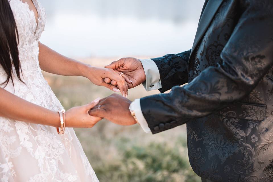 Groom + Bride Detail