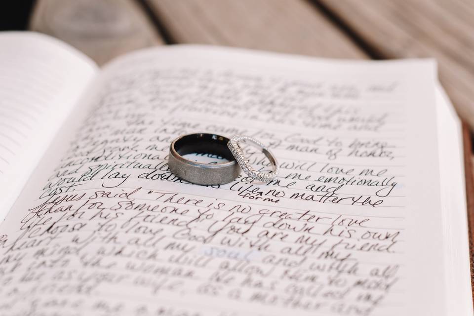 Ring + Vow Detail