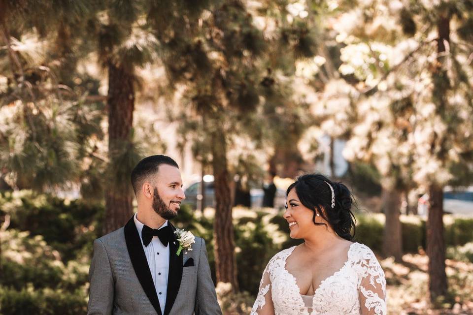 Groom + Bride Portrait