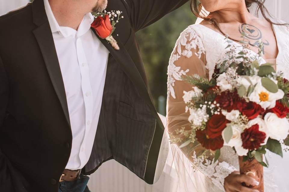 Groom + Bride Portrait