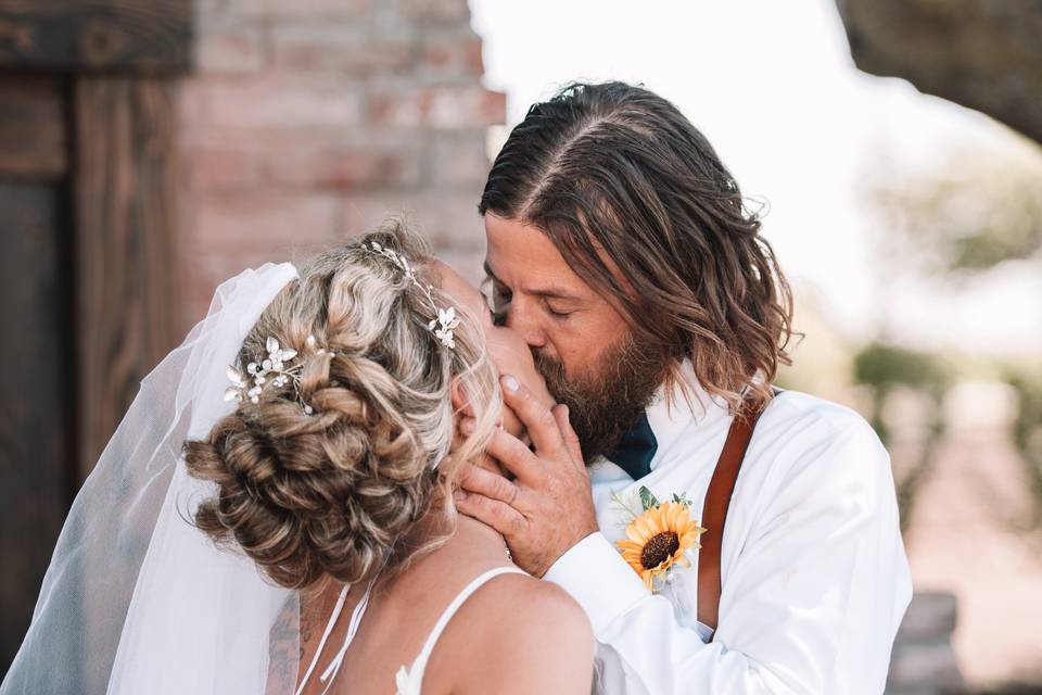 Groom + Bride Portrait