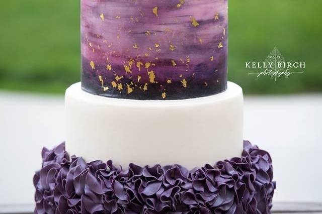 Galaxy themed cake