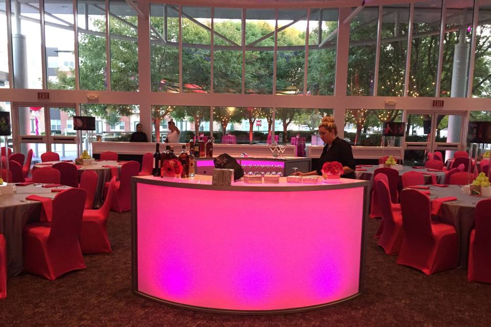 Pink Lighted bar