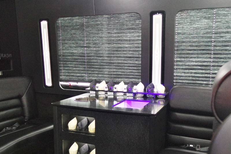 The Executive Limo Coach - Full Stand Up Bar Area