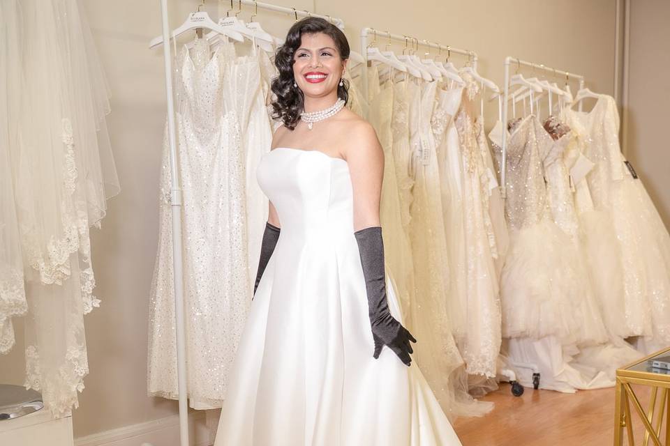 Mikado gown