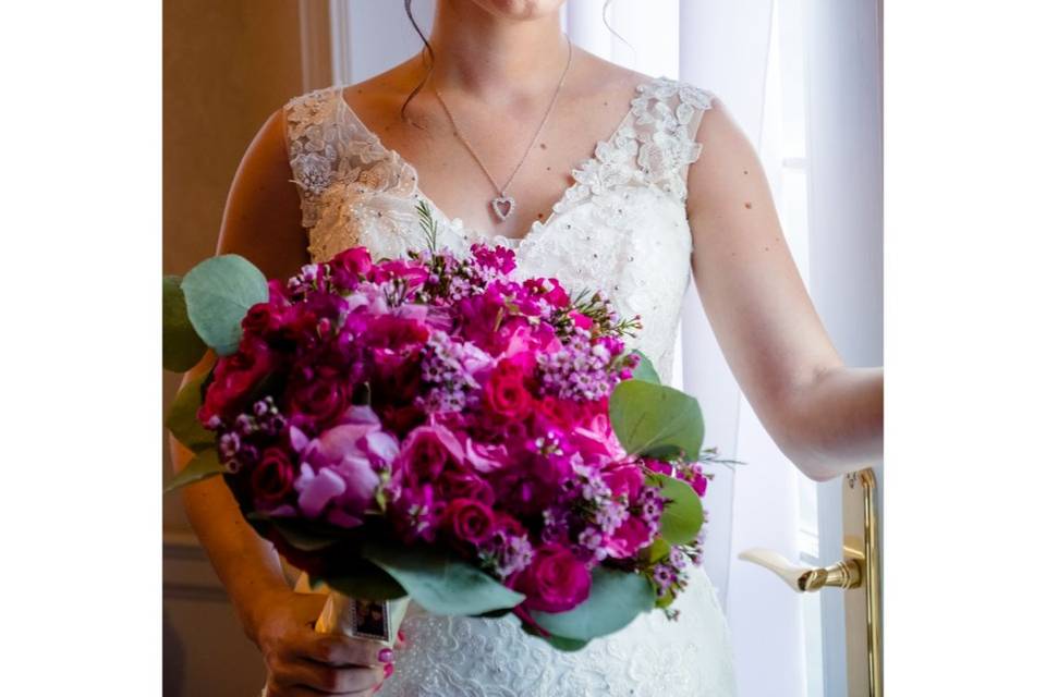 Smiling bride