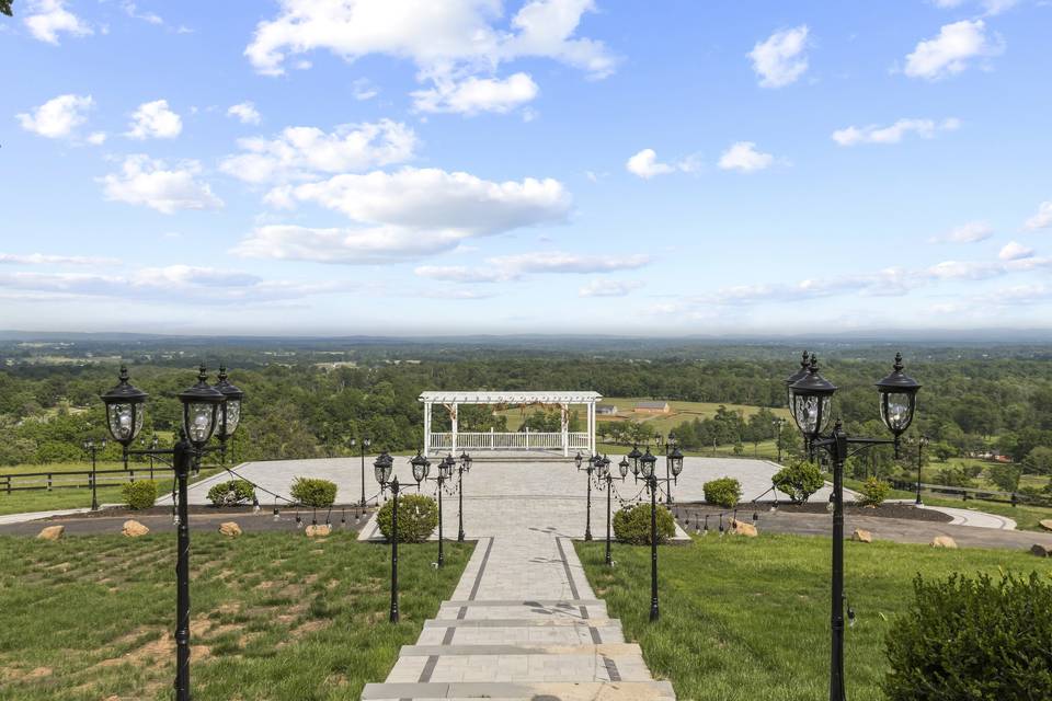 Walkway to patio