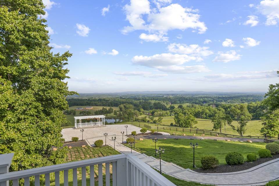 Master view of patio