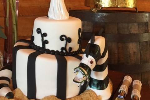 Beetlejuice groom's cake