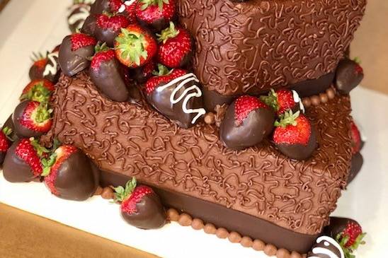 Chocolate with strawberries