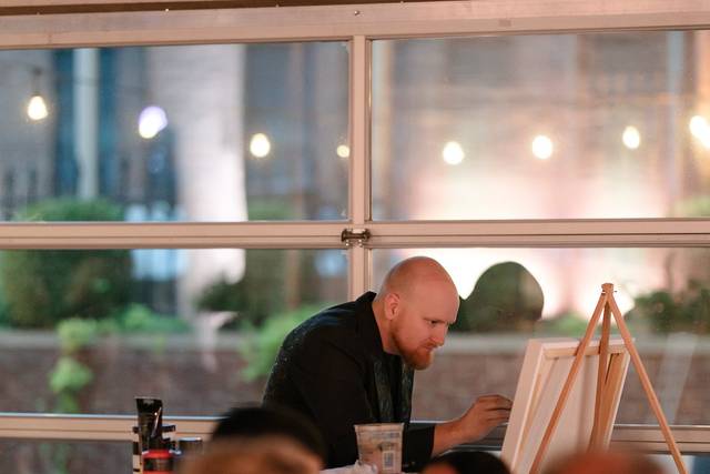Artist at work