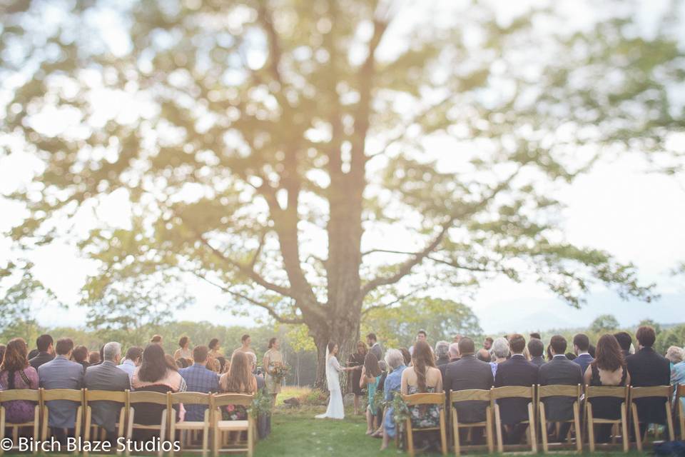 Outdoor ceremony