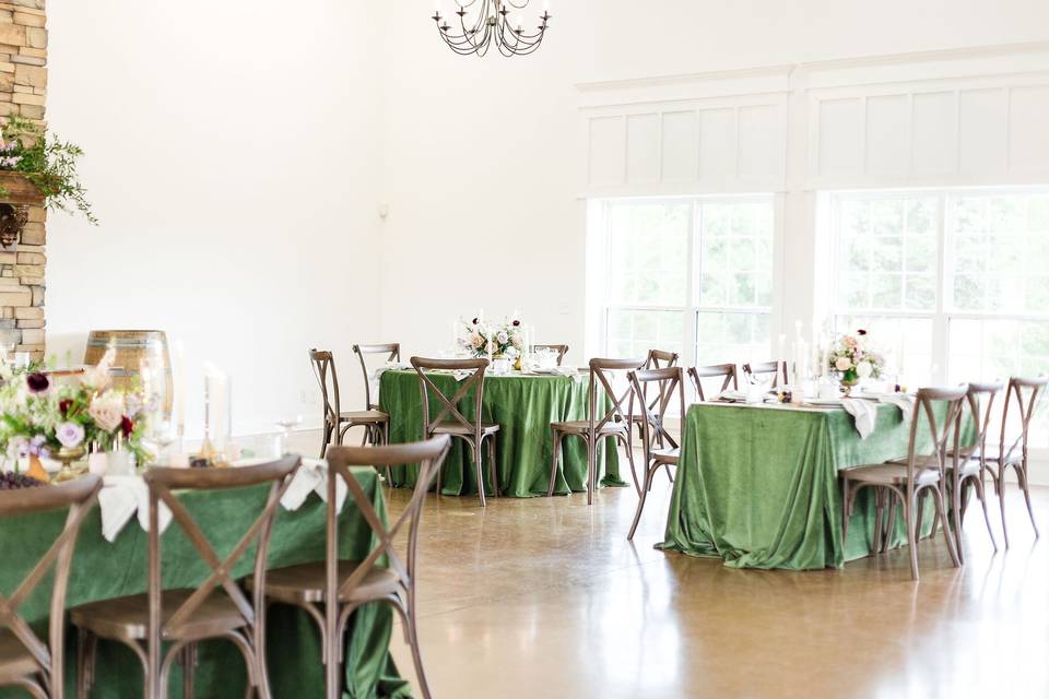 Indoor reception space