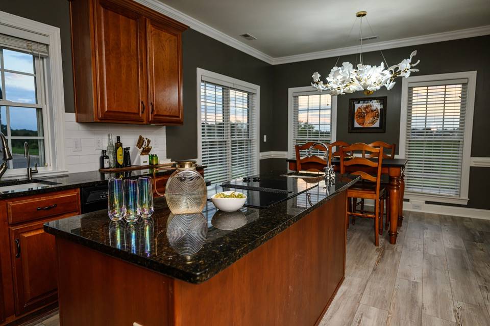 The kitchen at The Retreat