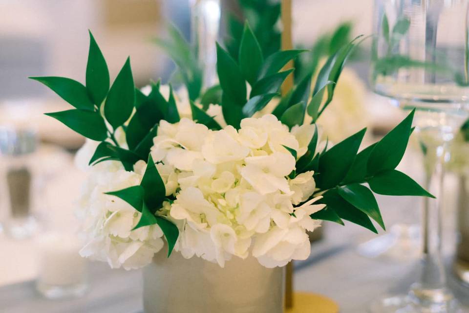 Hydrangea Centerpiece