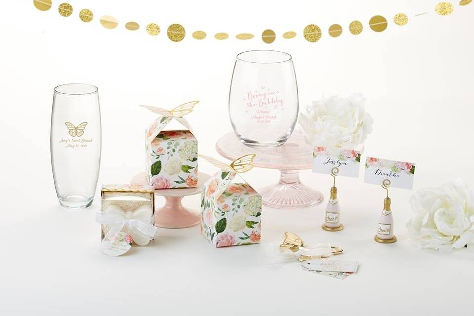 Champagne brunch favors