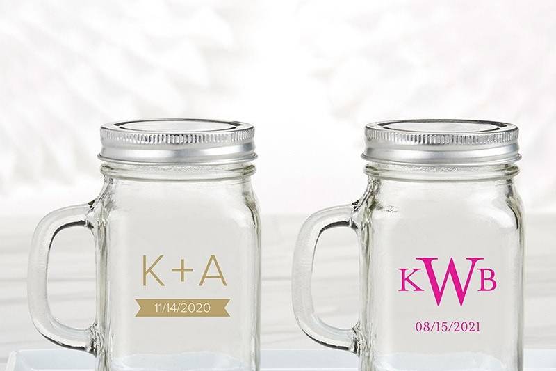 Wedding Favors, Corporate Event Gifts, Old Fashioned Drinking Jars