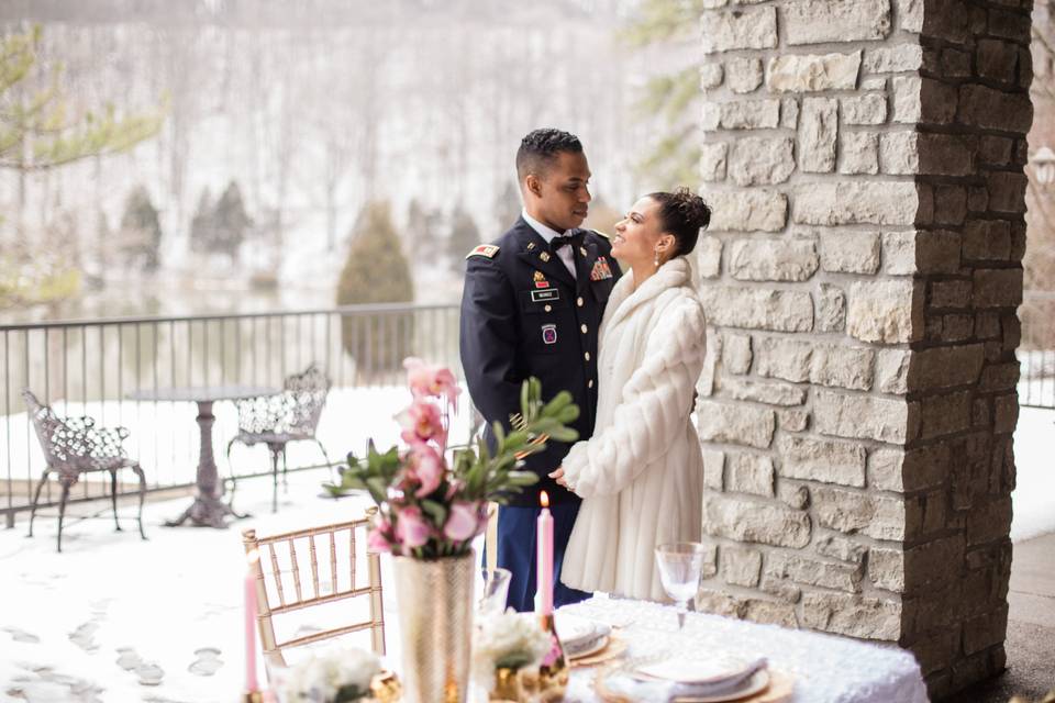 Winter styled shoot
