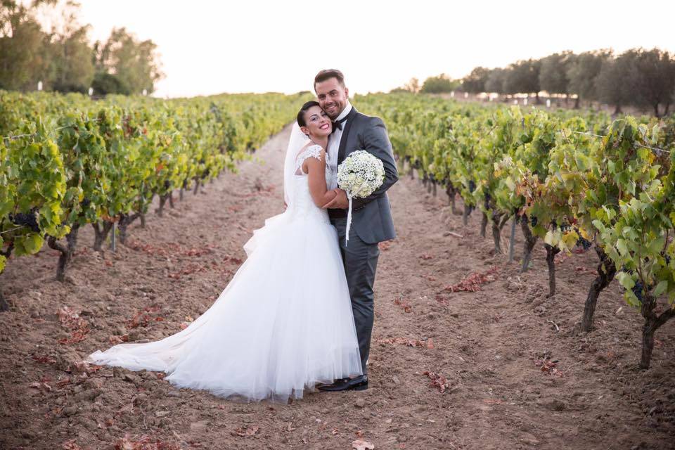 Wedding in vineyard