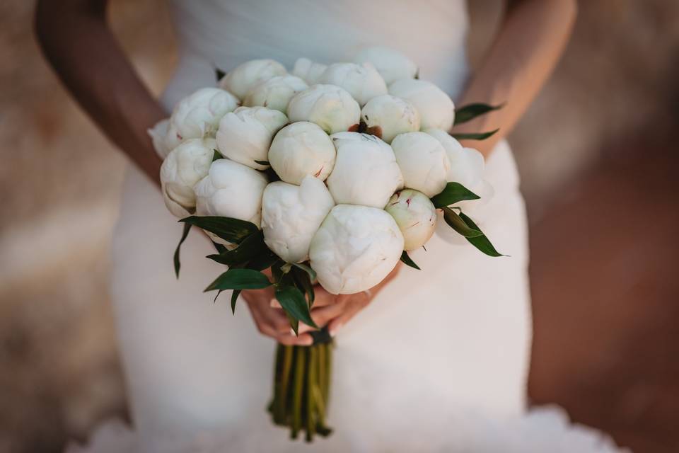 Bouquet of peonies