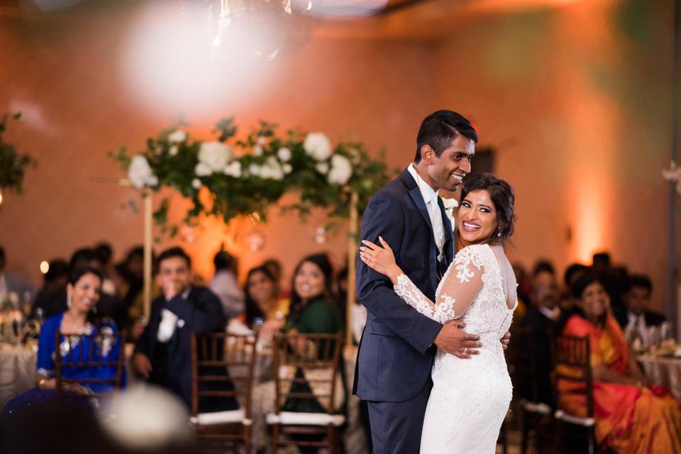 Newlyweds Dancing