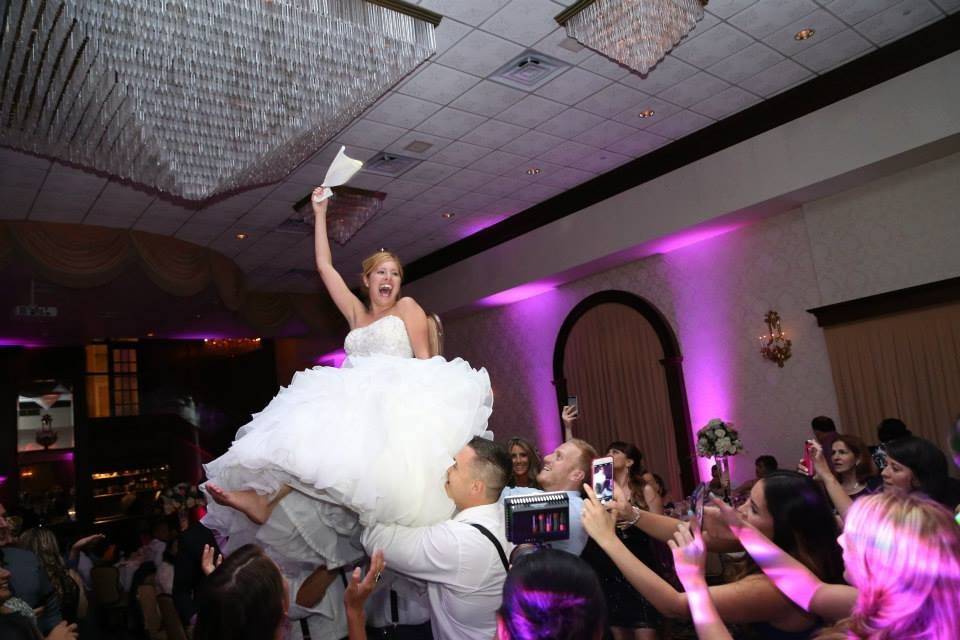 Bride in the air