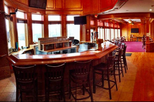 Our bar and grill room